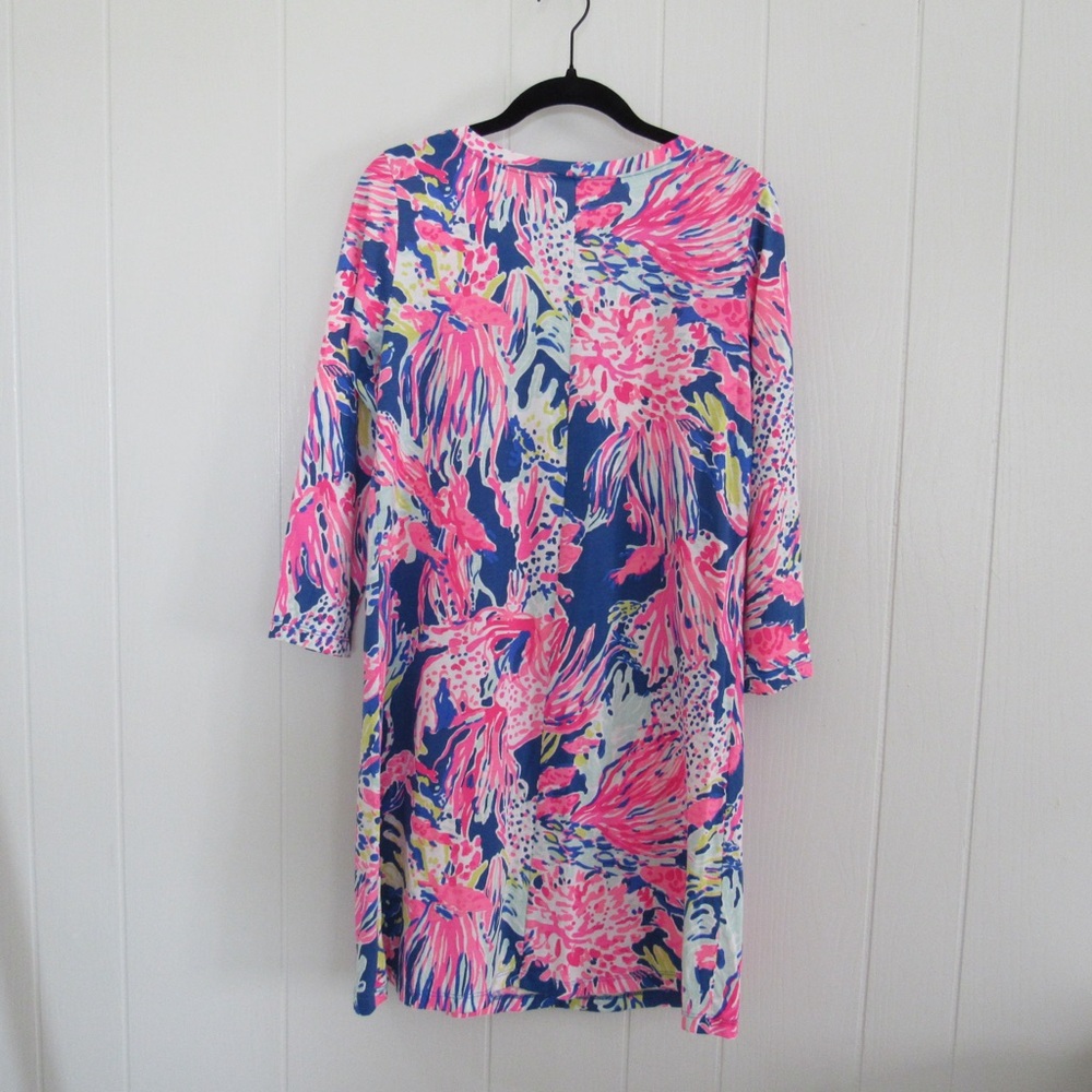 Lilly Pulitzer Banyan Dress Sunken Treasure Pima Cotton Size S - Picture 5 of 12
